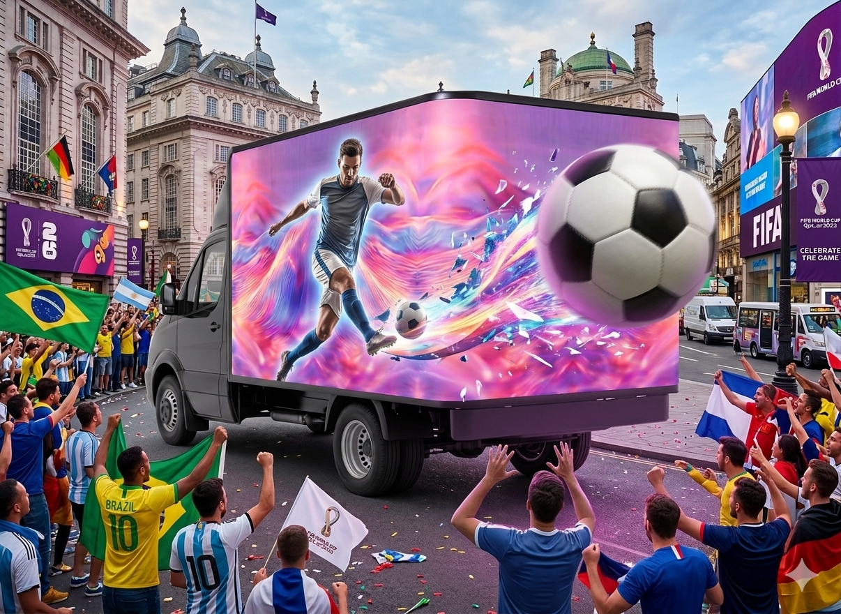 3D Anamorphic LED Truck Advertising