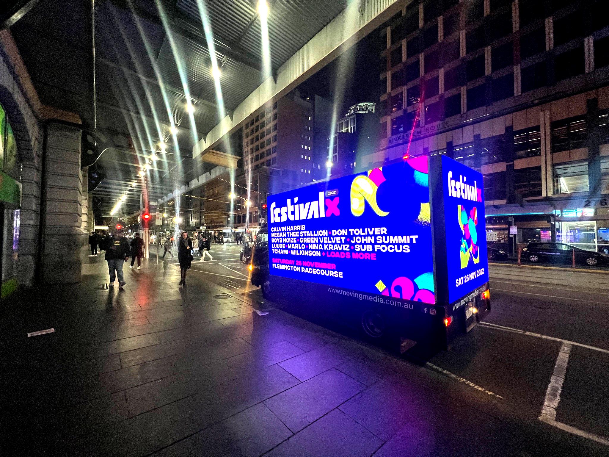 Mobile LED Billboard Truck Advertising in Canberra - Australian Australia Truck1