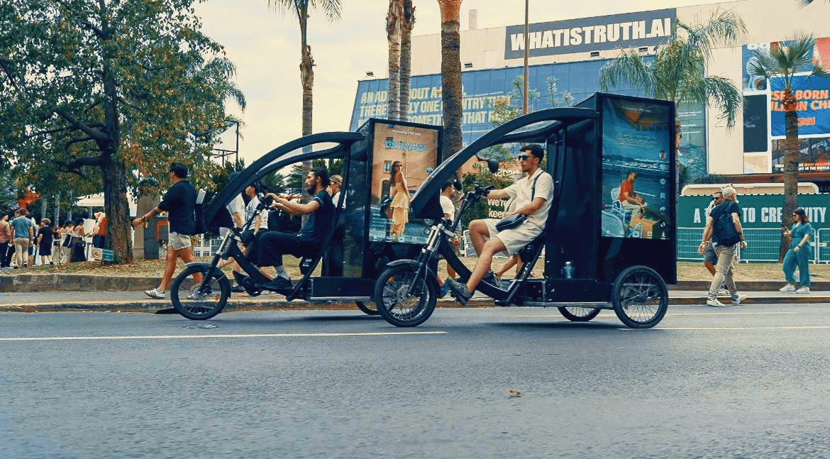 Hyperlocal Ledtruckmedia Led Advertising Bike Tiktok France Min