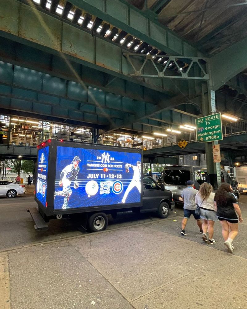 Powered by AI and Powered by LED Truck Media => Google Cloud & MLB All-Star Game 2025 Activation.